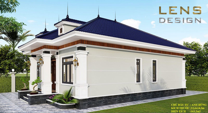 những mẫu nhà mái nhật 1 tầng đẹp nhất hiện nay - ảnh 1