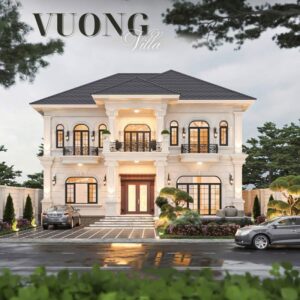 mẫu biệt thự kiểu pháp 2 tầng - ảnh 1