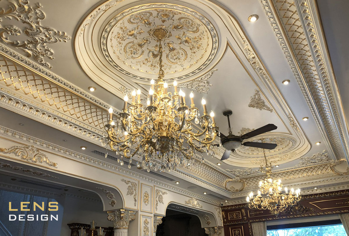 Thiết kế biệt thự lâu đài 3 tầng Pháp đẹp ở Châu Quỳ - ảnh 15