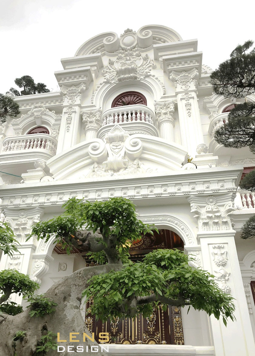Thiết kế biệt thự lâu đài 3 tầng Pháp đẹp ở Châu Quỳ - ảnh 6