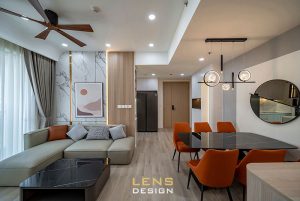 thiết kế nội thất chung cư 3 phòng ngủ ở hà đông