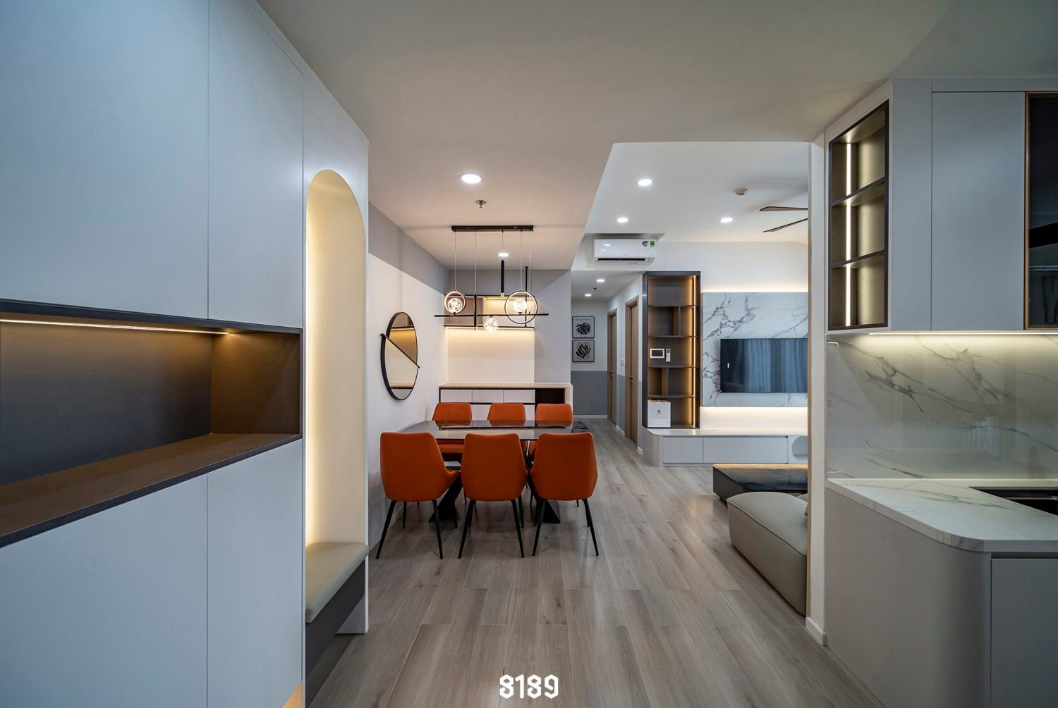 Thiết kế nội thất chung cư hiện đại, 3 phòng ngủ ở Hà Nội - Ảnh 4