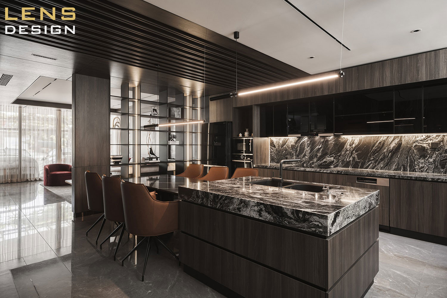 Thiết kế nội thất nhà phố 4 tầng phong cách Luxury ở Huế - ảnh 10