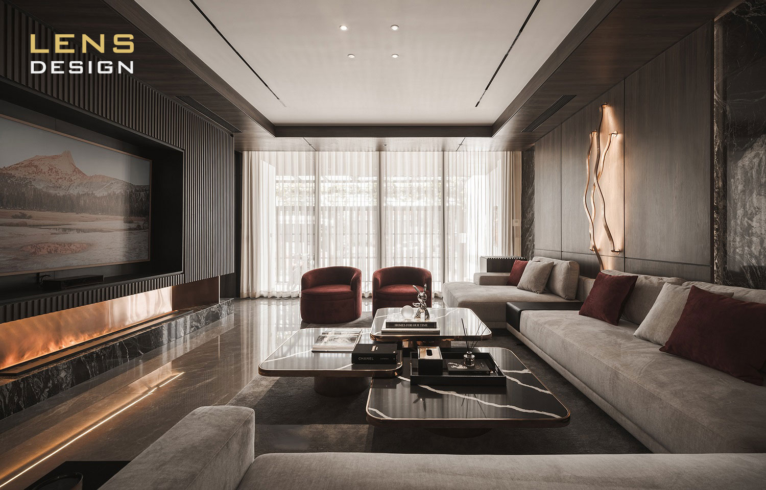 Thiết kế nội thất nhà phố 4 tầng phong cách Luxury ở Huế - ảnh 4