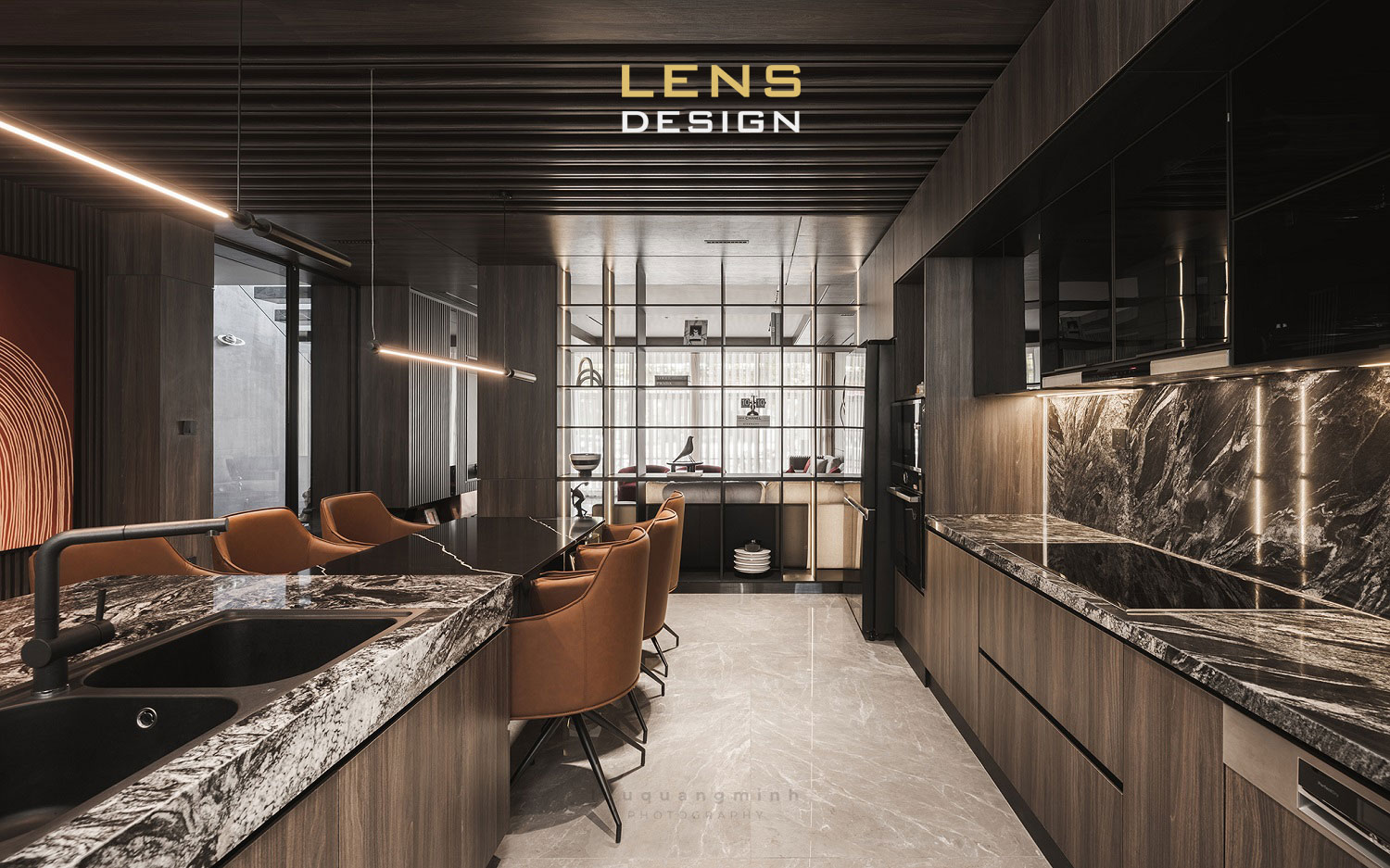 Thiết kế nội thất nhà phố 4 tầng phong cách Luxury ở Huế - ảnh 5