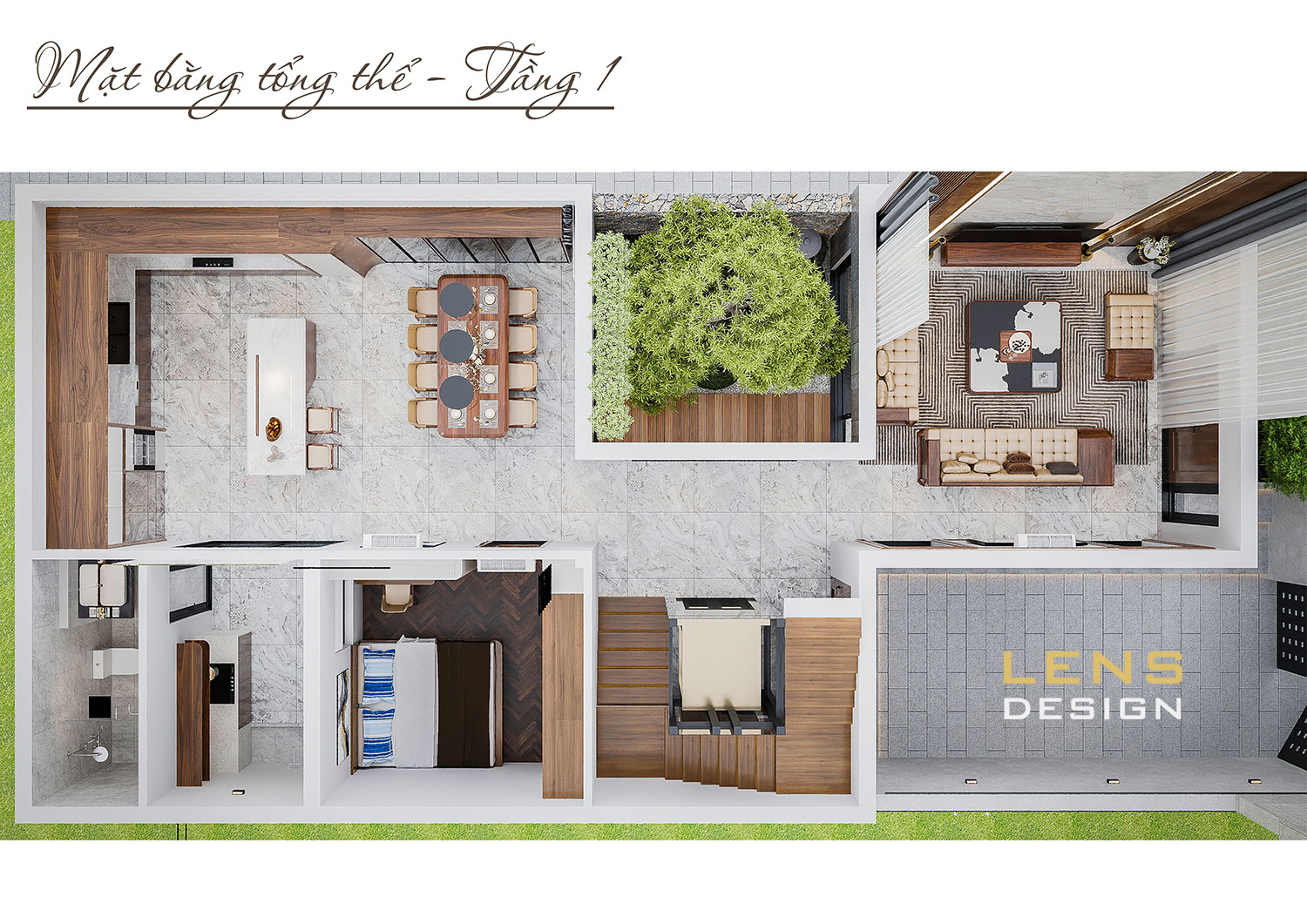 Thiết kế nhà phố 3 tầng hiện đại, 2 mặt tiền cực đẹp ở Huế - ảnh 6