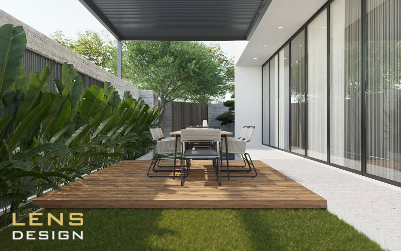 Thiết kế biệt thự 3 tầng hiện đại 2 mặt tiền - ảnh 8