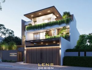 Thiết kế biệt thự hiện đại phong cách Tropical đậm chất nghỉ dưỡng