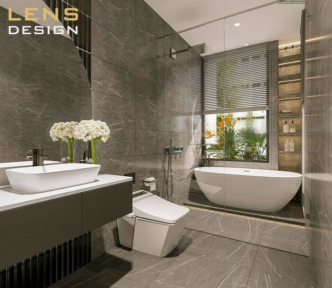 Mẫu nhà phố 2 tầng 1 tum hiện đại diện tích 6x20m - ảnh 16