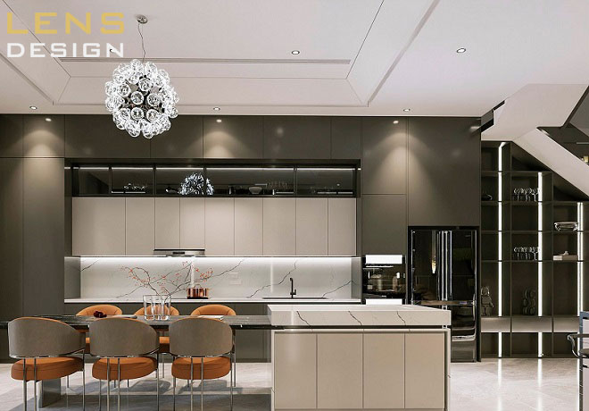 Mẫu nhà phố 2 tầng 1 tum hiện đại diện tích 6x20m - ảnh 7