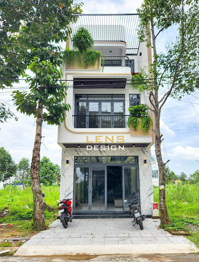mẫu nhà ống 3 tầng hiện đại mặt tiền 5m - ảnh 1