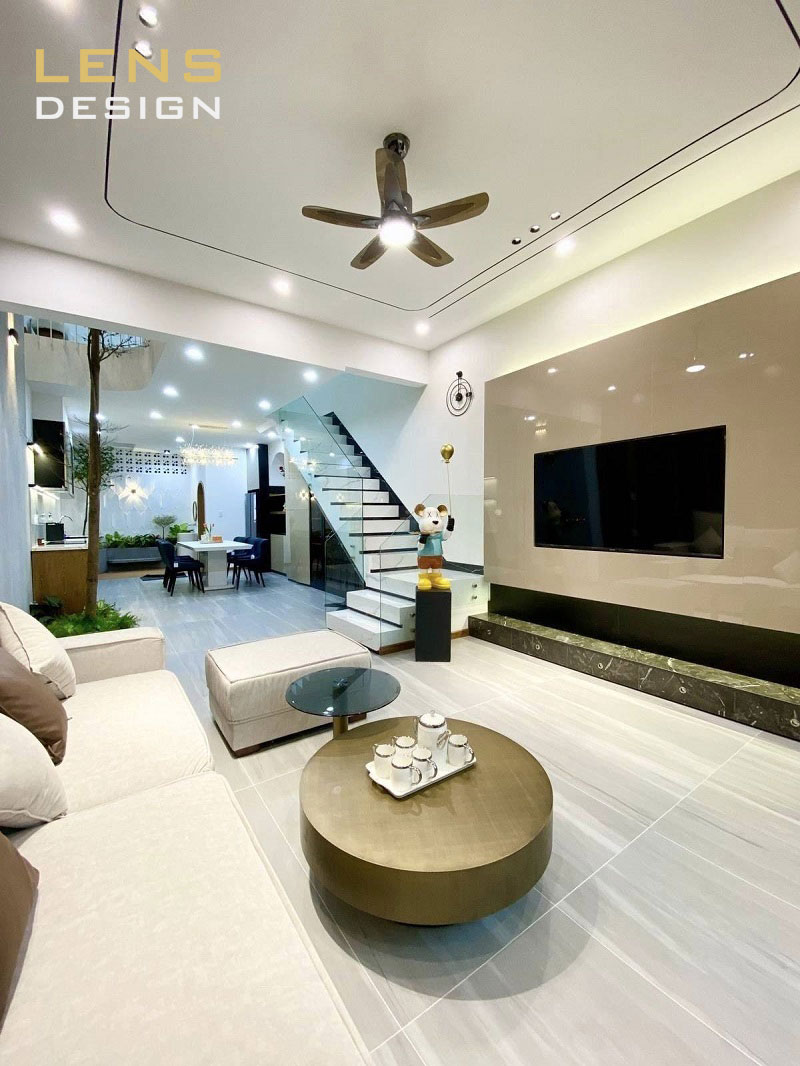 mẫu nhà phố 3 tầng hiện đại, mặt tiền 5m - ảnh 2