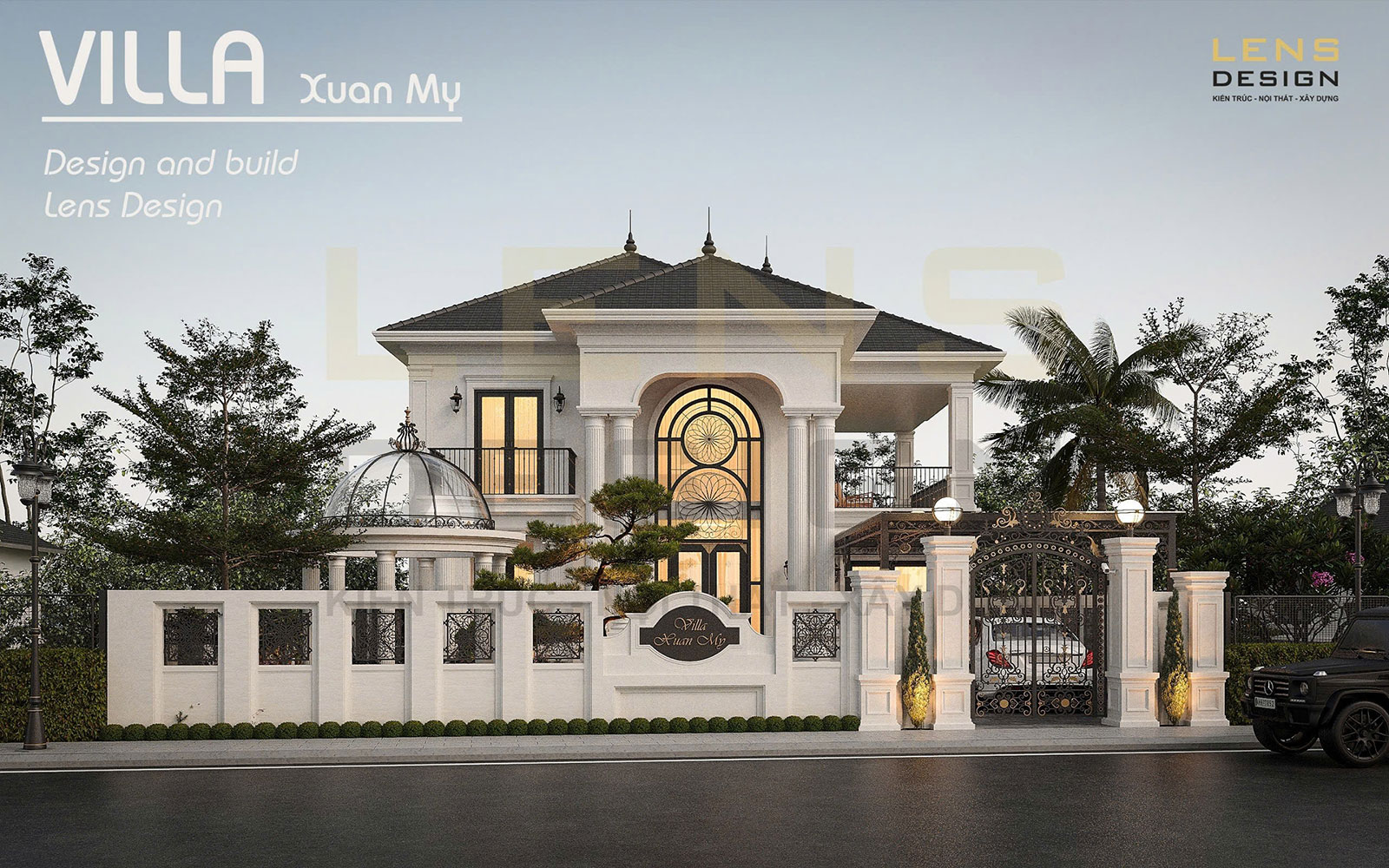 Mê mẩn với mẫu biệt thự tân cổ điển 2 tầng ở Liên Chiểu – Đà Nẵng - Ảnh 1