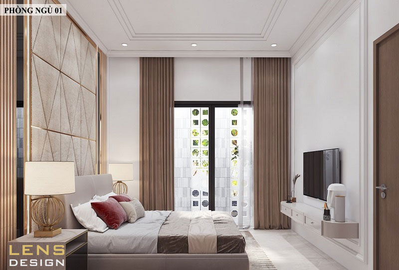 mẫu nhà phố 3 tầng tân cổ điển đẹp - ảnh 11