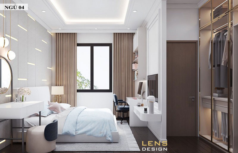 mẫu nhà phố 3 tầng tân cổ điển đẹp - ảnh 19