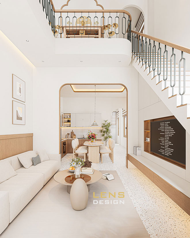 mẫu nhà phố 2 tầng đẹp mê ly, mặt tiền 5m - ảnh 7
