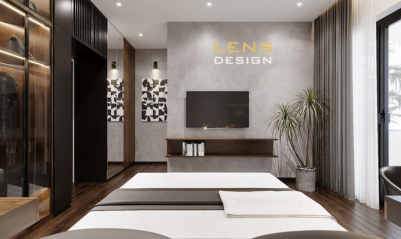 thiết kế nhà phố 3 tầng hiện đại 4 phòng ngủ - ảnh 17