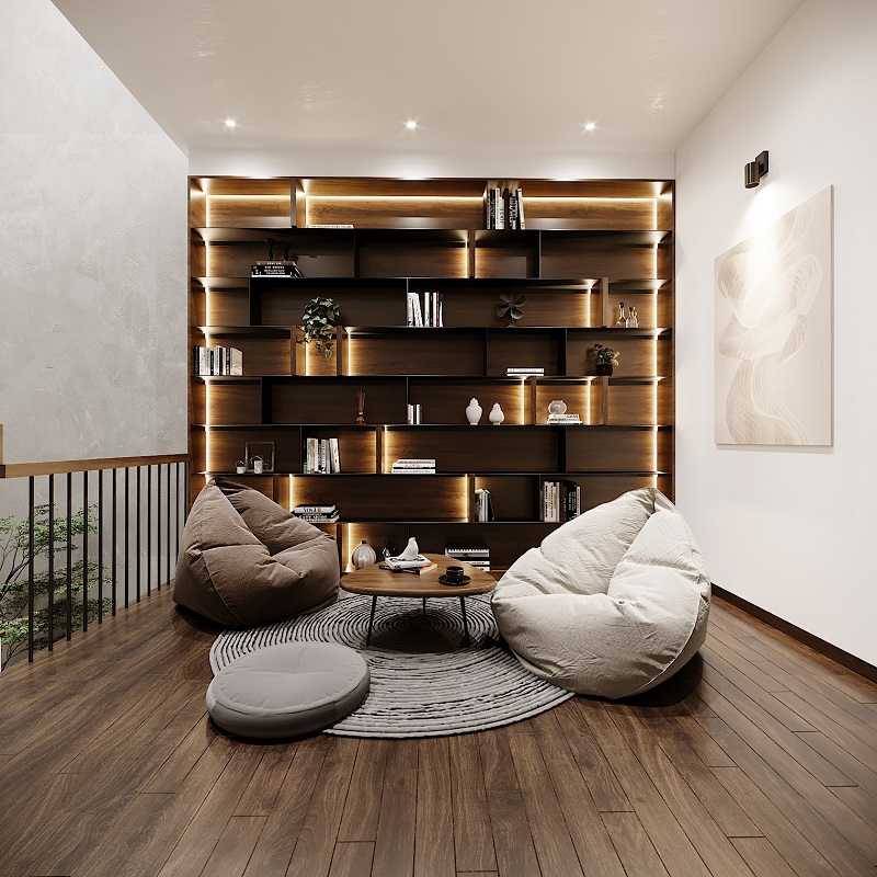 thiết kế nhà phố 3 tầng hiện đại 4 phòng ngủ - ảnh 22