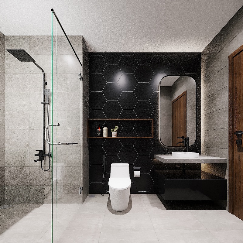 thiết kế nhà phố 3 tầng hiện đại 4 phòng ngủ - ảnh 23