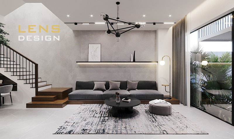 thiết kế nhà phố 3 tầng hiện đại 4 phòng ngủ - ảnh 6