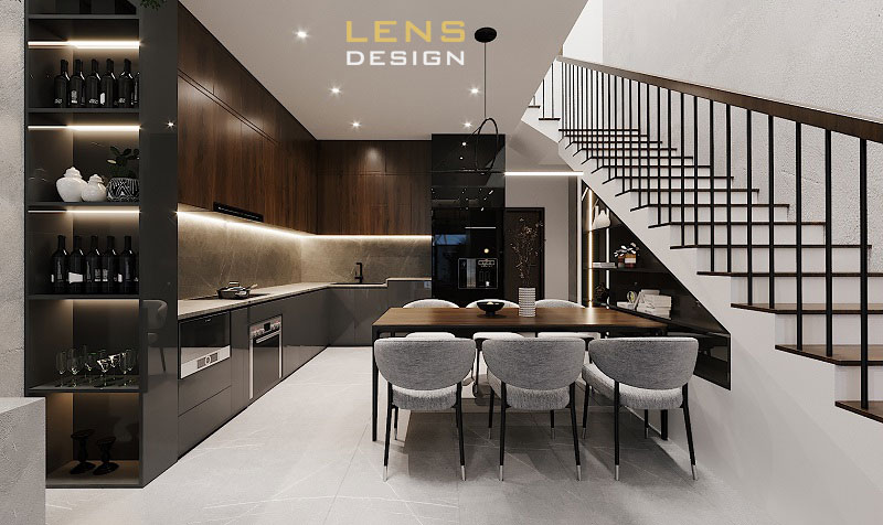 thiết kế nhà phố 3 tầng hiện đại 4 phòng ngủ - ảnh 8