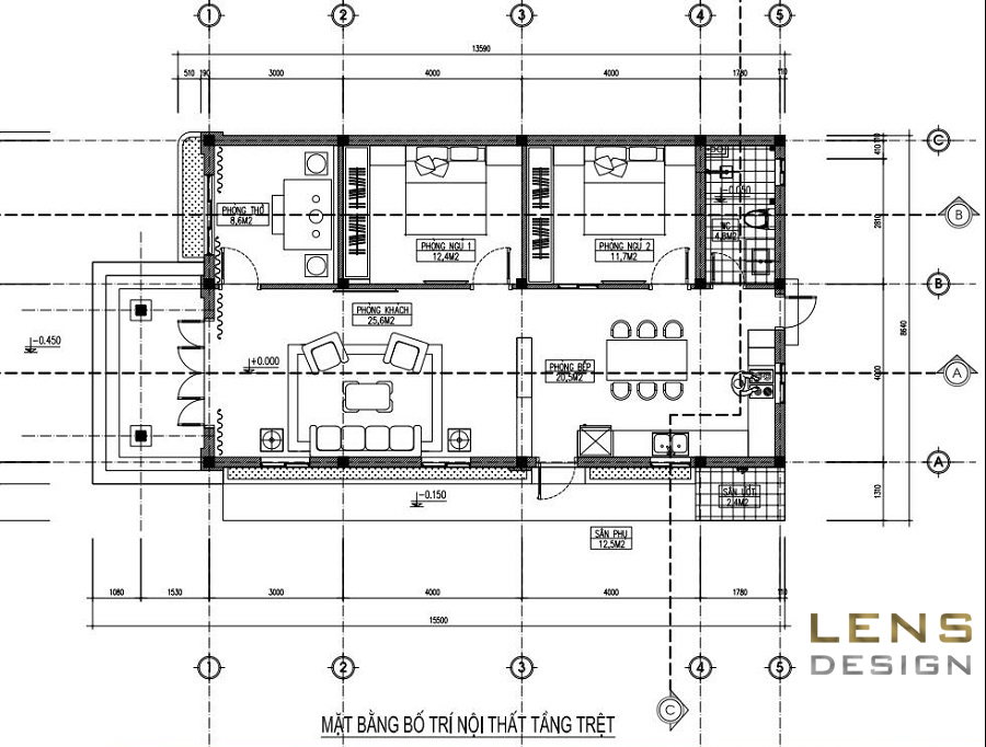 Mẫu nhà mái Nhật hiện đại xu thế 2025, diện tích 7.2x14.5m - ảnh 5
