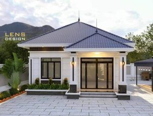 Mẫu nhà mái Nhật hiện đại xu thế 2025, diện tích 7.2x14.5m - ảnh 1