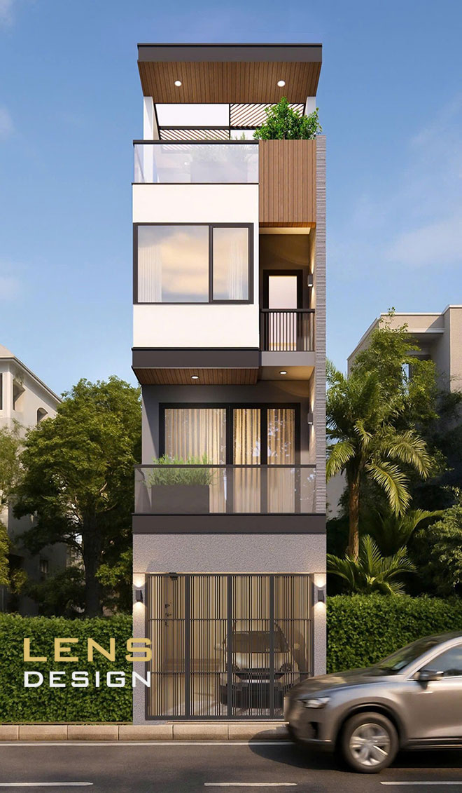 mặt tiền trực diện căn nhà