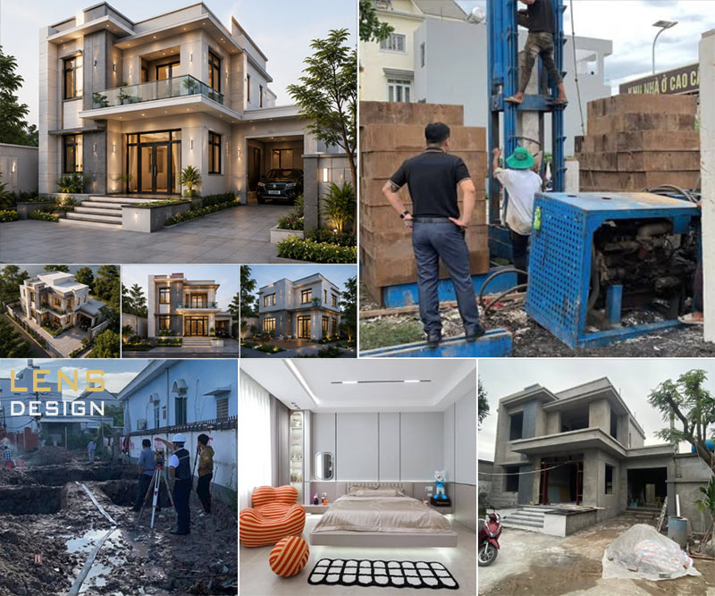 Công trình biệt thự hiện đại Thành Huê ở Con Cuông