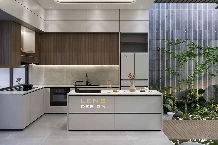 tủ bếp hiện đại