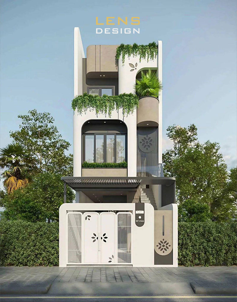 Thiết kế nhà ống 3 tầng đẹp, nhìn là mê - ảnh 1