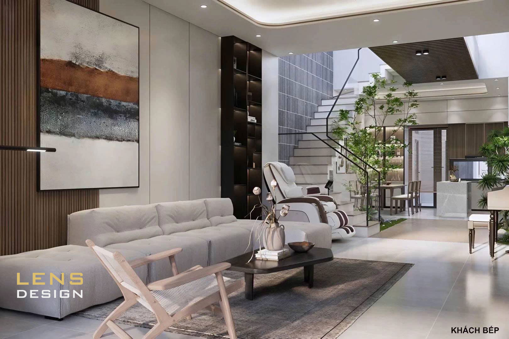 Thiết kế nhà ống 3 tầng đẹp, nhìn là mê - ảnh 5