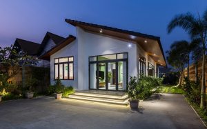 Mẫu nhà vườn cấp 4 đơn giản, gần gũi thiên nhiên
