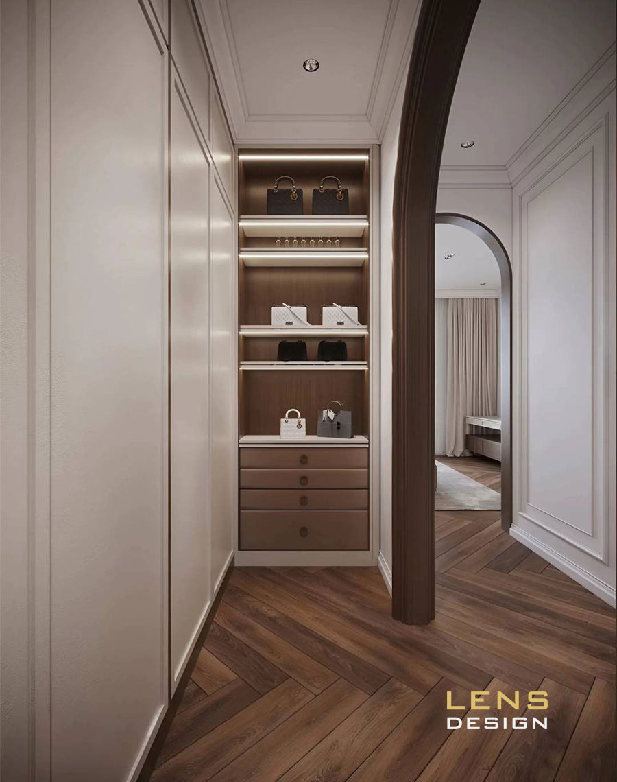 Thiết kế nhà phố 3 tầng sang trọng với phong cách tân cổ điển - ảnh 17