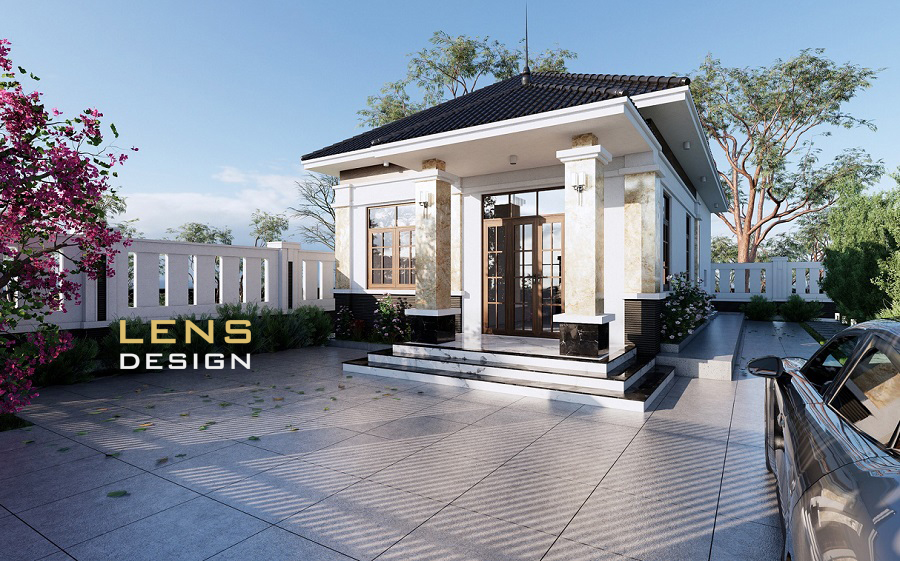 Mẫu nhà mái Nhật hiện đại xu thế 2025, diện tích 7.2x14.5m