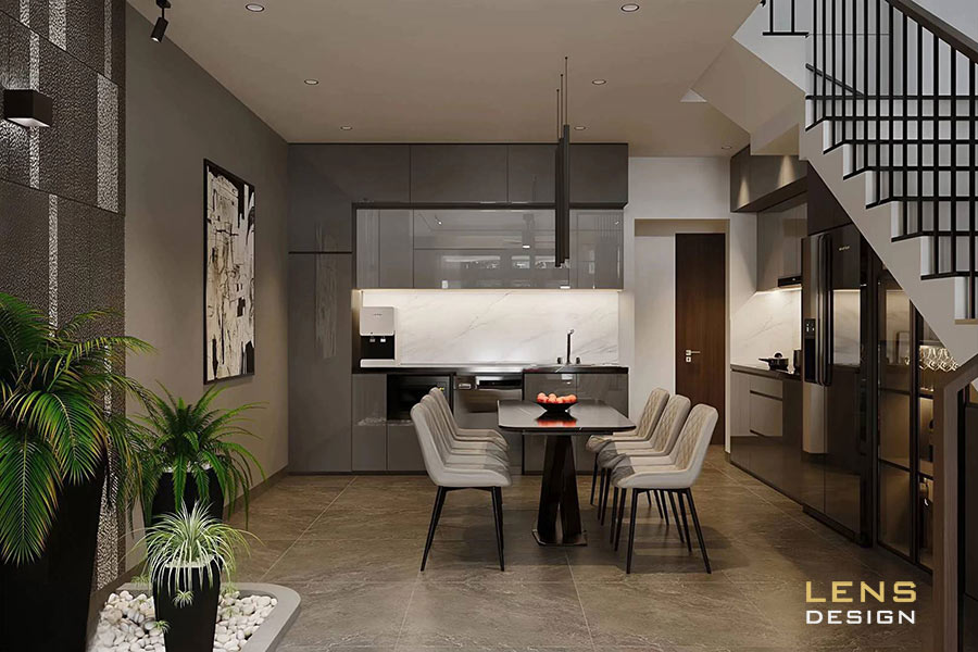 Thiết kế nhà phố hiện đại 3 tầng tối giản nhưng đầy ấn tượng - ảnh 10