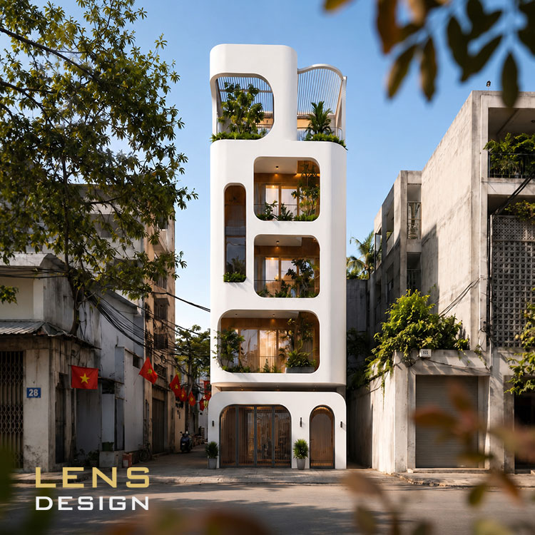 Mẫu nhà hẹp ngang đẹp - ảnh 9