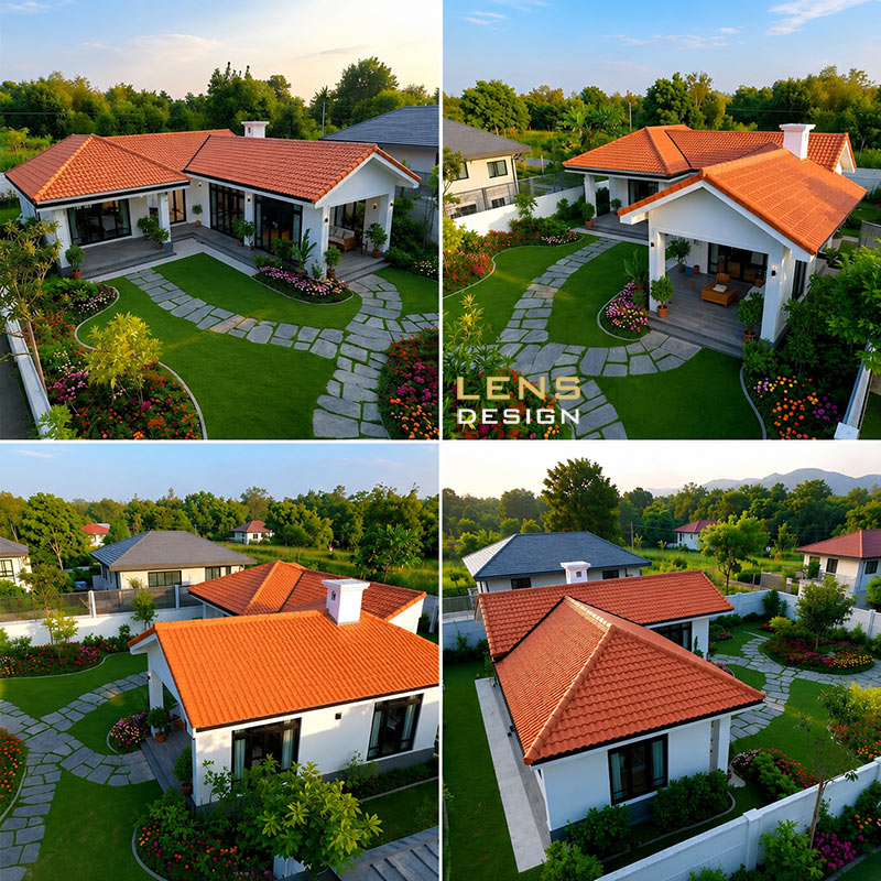 Mẫu nhà cấp 4 đẹp tại cửa lò - ảnh 1