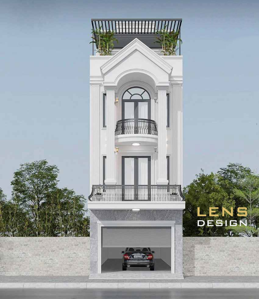 mẫu nhà phố tân cổ điển - ảnh 2