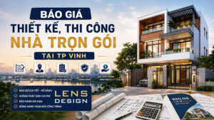 Báo giá thiết kế và xây nhà trọn gói tại TP Vinh