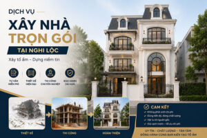 Dịch vụ xây nhà trọn gói tại Nghi Lộc