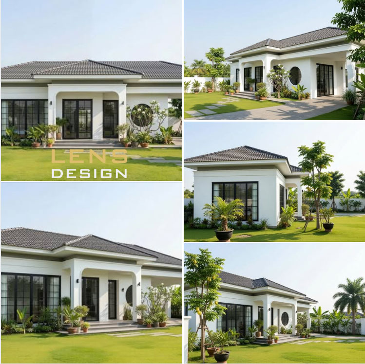 thiết kế mẫu nhà vườn cấp 4 đẹp tại nghi lộc