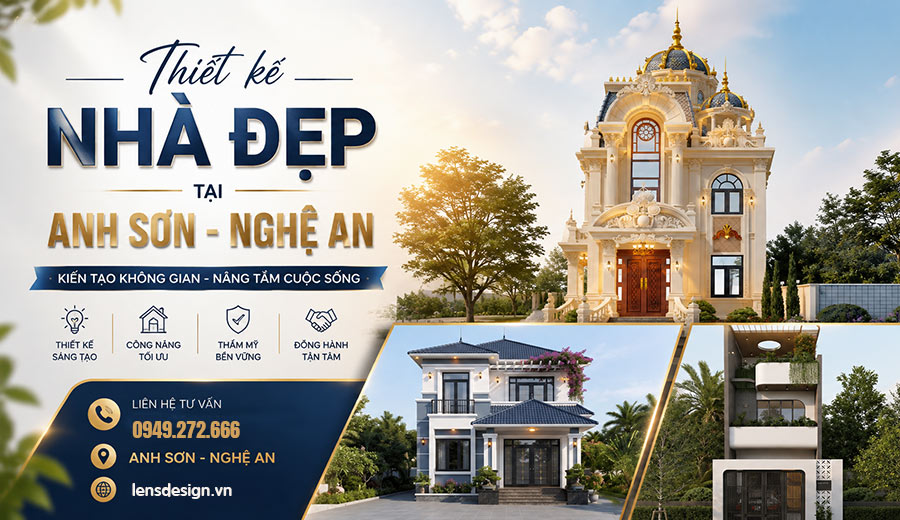thiết kế nhà đẹp tại Anh Sơn nghệ an